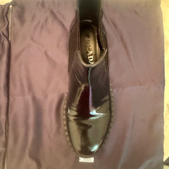 Prada Chelsea Leather Boots - Picture 11 of 12